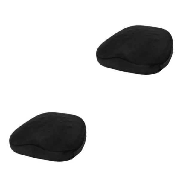 Inteprter Cómodo cojín de esponja con memoria grande - No se desliza e hipoalergénico Esponja con memoria grande Carry 2Black 40 * 40 * 6 cm 2 negro 40*40*6cm 2Conjunto