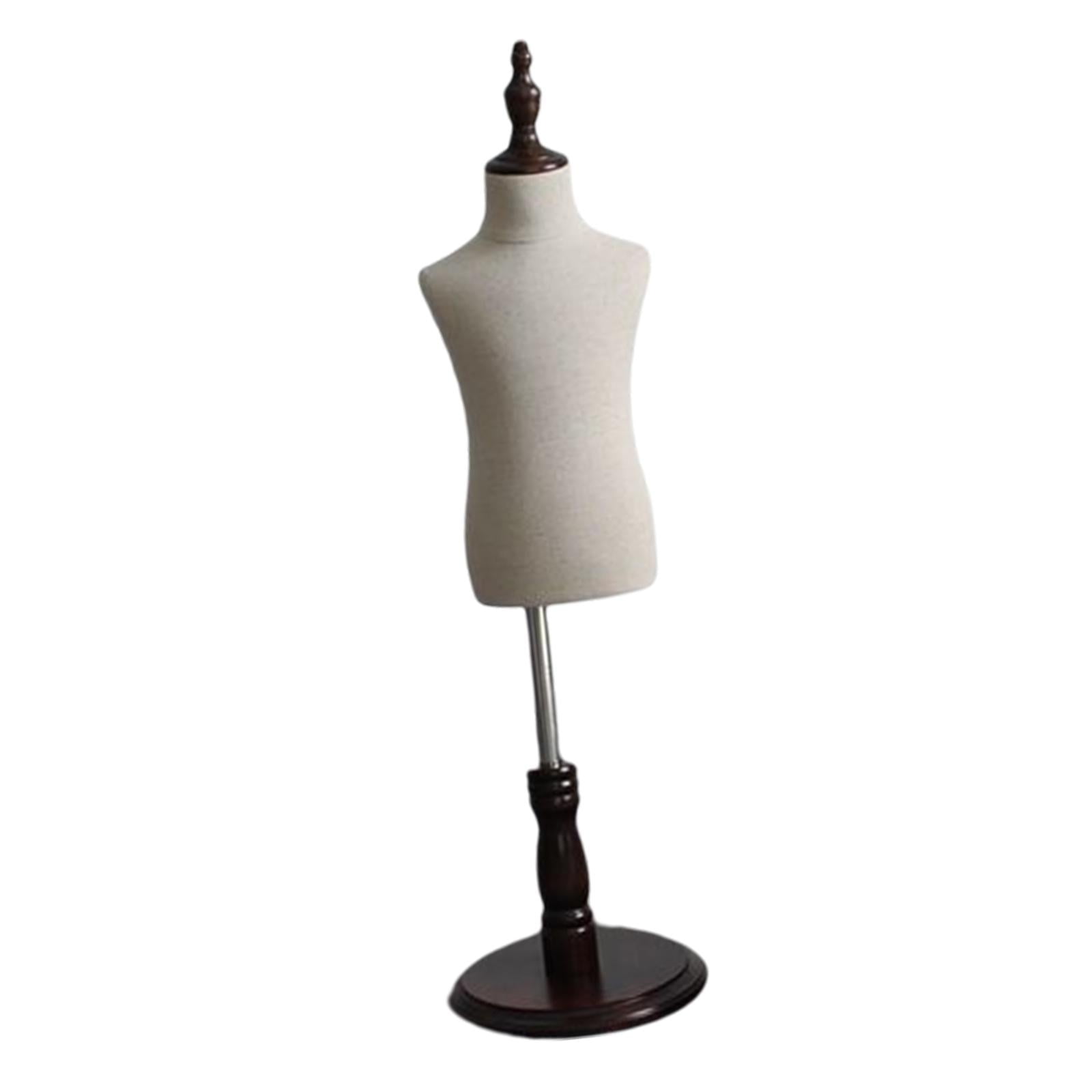 Child Kids Dress Form Mannequin Torso Body with Stable Base Adjustable Unisex Mannequin Stand for Tailor Dress Dressmakers Sewing 4 Years Old