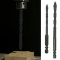 thumbnail image 5 of HAKIDZEL ceramic tile drill bits 2pcs Alloy Black for Ceramic Tiles DIY Projects, 5 of 7