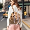 thumbnail image 5 of Multifunctional Travel Organizer Bag for Ladies - Doubles as a Stylish Backpack, Crossbody and Shoulder Bag, Boasts Great Storage Capacity(Khaki), 5 of 7
