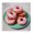Pink frosted donuts on plate, variant on Stupell Industries Cottage Cinnamon Roll Breakfast Canvas Art, 17 x 17, by Tina LeCour