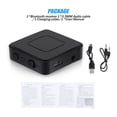 thumbnail image 2 of Transmisor Receptor Audio 2 en 1 3.5mm AUX Diente Compatible 5.0 para Coche Azul, 2 of 7