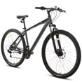thumbnail image 1 of {IN STOCK} Elecony 29 inch Aluminum Mountain Bike, Shimano 21 Speed Mountain Bicycle Dual Disc Brakes for Woman Men Adult Mens Womens, Multiple Colors, 1 of 6