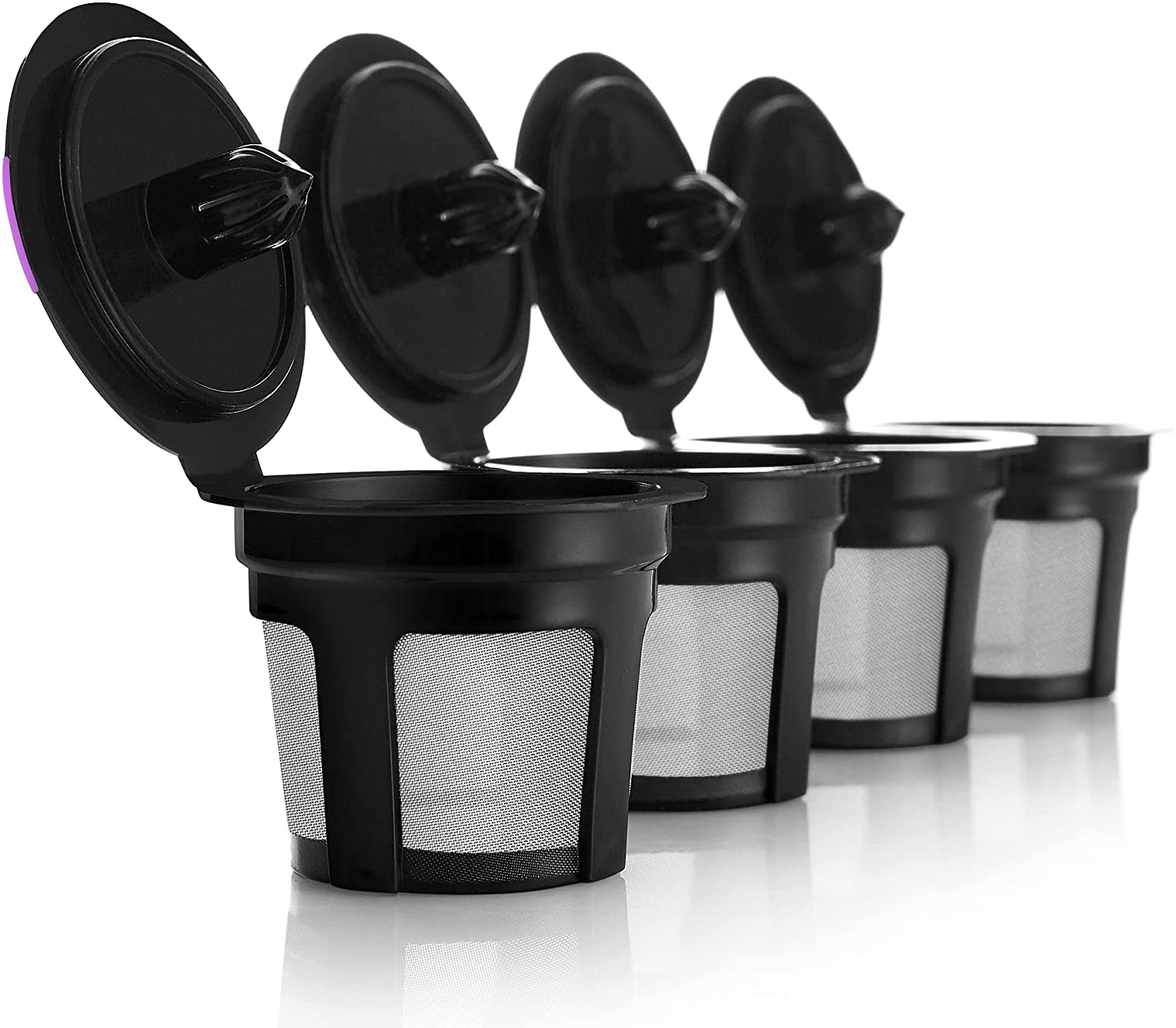 Black Refillable Kcups Coffee Filters 