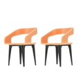 thumbnail image 5 of Mini Plastic Chair Ornament Set for Doll House Decoration Durable Design 2 Pcs, 5 of 5