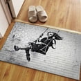 thumbnail image 6 of Banksy Girl On Swing Rugs, Swing Girl Rug, Banksy Rug, Painting Rug, Dining Room Rug, Thin Rug, Wall Hanging Rug, Non Slip Rug, Outdoor Rug, 2.3'x3.3' - 70x110 cm, 6 of 8