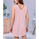 thumbnail image 3 of Vestidos de Verano Sin Mangas con Escote en V Color Rosa Talla S, 3 of 7