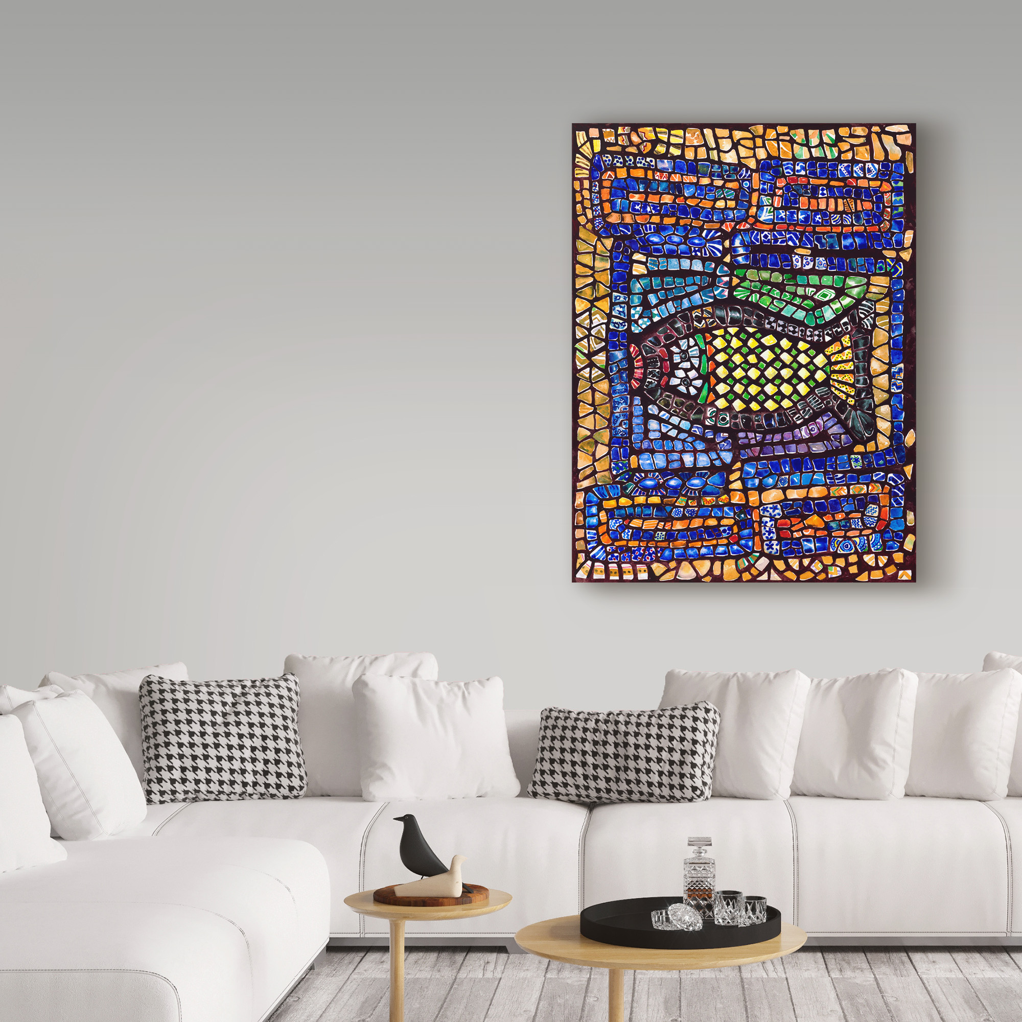 Trademark Fine Art 'Mola 3' Canvas Art by Charlsie Kelly