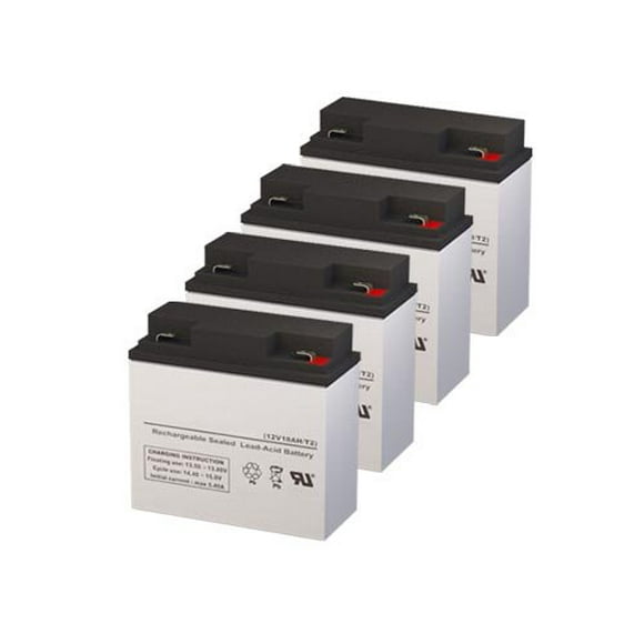 Alpha Technologies 417-48B UPS Replacement Batteries - Set of 4