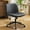 Black-Cat's Paw Leather, variant on Ktaxon Adjustable Desk Chair, Swivel Office Chair, Armless Design, Pneumatic Height Adjustment, 360-Degree Rotation, Ideal for Home Office Cat's Paw Leather Beige