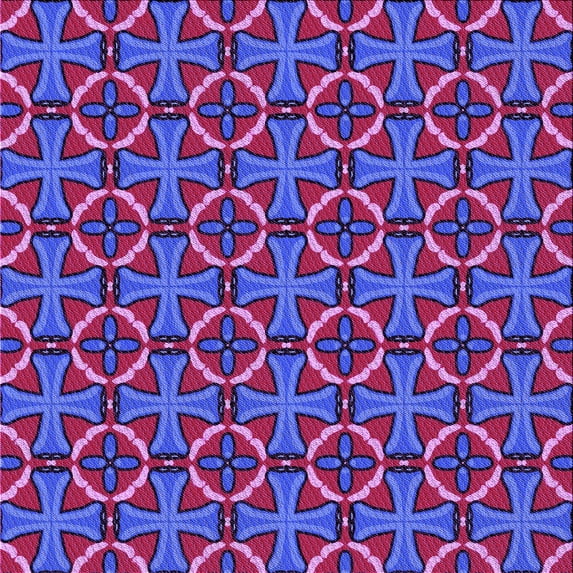 Ahgly Company Machine Washable Indoor Square Transitional Light Slate Blue Area Rugs, 8' Square