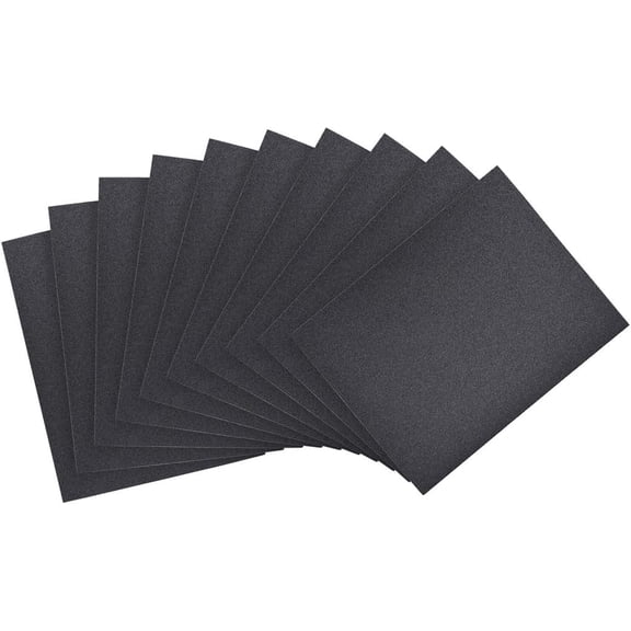 (120 Grit)Sanding Sheets 9-inch x 11-inch Wet Dry Silicon Carbide Sandpaper for Wood Furniture Metal Polishing 10pcs