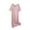 Pink, variant on Feancey Women's Lounge Nightgowns Summer Short Sleeve Scoop Neck Sleep Dress Solid Color Casual Soft Nightdress Comfy Loose Homewear Flash Clearance Sale Pink Free Size