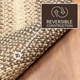 thumbnail image 6 of Super Area Rugs Braided Rugs Farmhouse Kitchen Rug - Ridgewood Braided Rug for Living Room - Reversible - Indoor/Outdoor - Made in USA - Brown Velvet/Beige, 10' X 13' Oval, 6 of 18