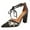 Black, variant on PEASKJP High Heels for Women Platforms Pumps Thin High Heels Shoes for Wedding Party, White 38