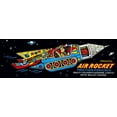 thumbnail image 2 of Retrobot 32x14 Gold Ornate Wood Framed with Double Matting Museum Art Print Titled - Oriental Air Rocket, 2 of 4