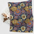 thumbnail image 3 of JUNZAN Waterproof Pet Blanket Dog Blankets, Colorful Compasses Pattern Printing Super Soft Warm,Urine Proof Washable Pet Blanket, 3 of 5
