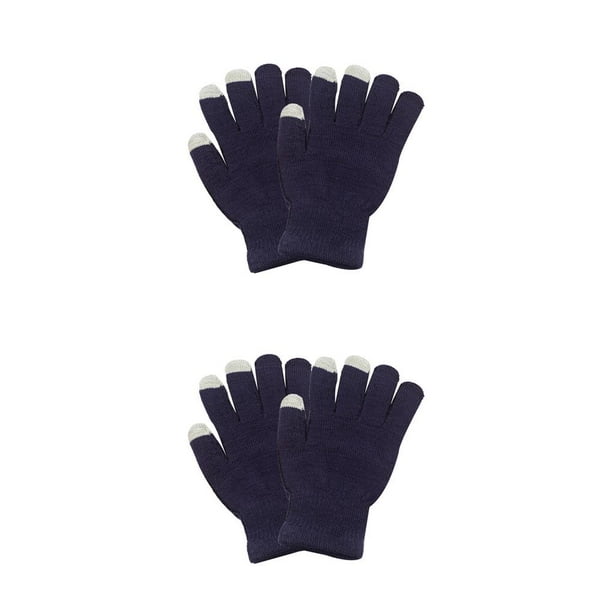Qarigey 1 par de guantes de invierno para mujer, cubierta de mano artesanal, accesorio de ropa elegante, guante de punto cómodo para exteriores Type2 NO2 Qarigey CBP336584