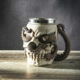 thumbnail image 6 of SUMMIT COLLECTION Kraken Skull Mug 16 fl oz Beer Tankard Coffee Mug 5 inch Tall Octopus Tentacle Handles, 6 of 6