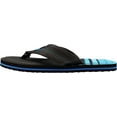 thumbnail image 2 of NORTY - Men's Memory Foam Footbed Sandals - Casual for Beach, Pool, Shower 41005-8D(M)US Black/Blue, 2 of 7