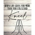 thumbnail image 2 of Allen, Kimberly 12x14 White Modern Wood Framed Museum Art Print Titled - When Life, 2 of 4