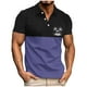thumbnail image 1 of Camisas para Hombre Casual Negocios de Manga Corta Impreso Atlético con Solapa para el Trabajo Y Deportes Al Aire Libre, 1 of 8