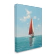 thumbnail image 4 of Stupell Industries Red Sailboat on Sea Transportation Painting Gallery Wrapped Canvas Art Print Wall Art, 24 x 30, 4 of 8