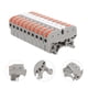thumbnail image 3 of 10 juegos de conectores de bloque de terminales para riel DIN con tornillo eléctrico, 3 of 8