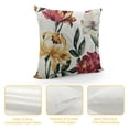 thumbnail image 4 of Orinice  Rose Throw Pillow Case,Watercolor Floral Pattern with Roses Satin Cushion Cover Square Standard Home/Sofa Decorative for Men/Women  Red, White, 4 of 5
