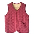 thumbnail image 2 of Njoeus Women Winter Warm Vests Coat Soft Fleeces Lined Jacket Vests Classic Cute Sleeveless Vests with Pockets (Plus Size), 2 of 4
