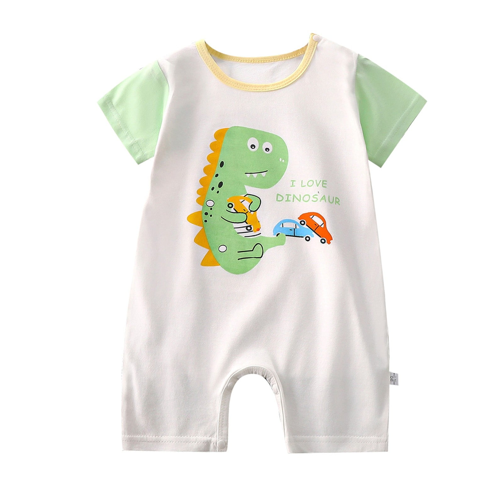Baby Clothes Short Sleeves for Baby Boy Bodysuitss Soft Romper Outfits for Comfortable Everyday Wear Romper Size 9-12 Months