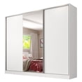 thumbnail image 1 of Ropero Closet Madesa Royale 3 Puertas 1 Espejo Negro, 1 of 10