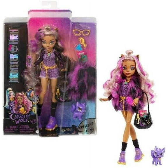 Mattel - Monster High Clawdeen Wolf Doll [New Toy] Paper Doll, Collectible