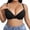 Black, variant on Women Plus Size Lace Underwire Bra Push Up Comfortable Daily Wear