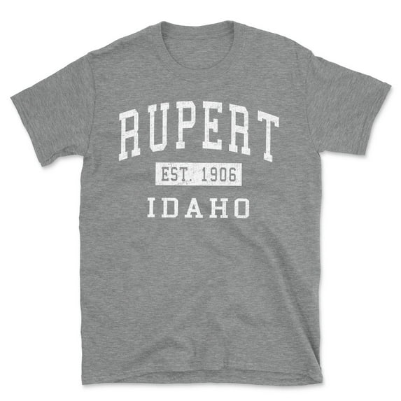 Rupert Idaho Classic Established Men's Cotton T-Shirt