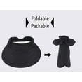 thumbnail image 5 of Sombreros para mujer UPF 50+ UV protección solar convertible visera de playa sombrero, 5 of 5