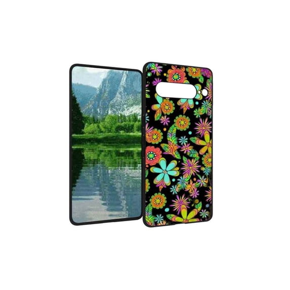 Compatible with Google Pixel 7 Pro Phone Case, Abstract-Psychedelia-Hippie-19 Case Silicone Protective for Teen Girl Boy Case for Google Pixel 7 Pro