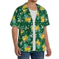 thumbnail image 2 of Sikiie Tropical Fruit Men's Wrinkle Free Untucked Cuban Shirt Business Casual Button Down Shirts Short Sleeve ShirtX-Large, 2 of 5