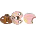 thumbnail image 2 of PinesC Iron Plate nut,Round t nut,Iron Plate Nut Furniture Nut Counter Lock Three Hole Locking Nut Disc Nut M8 M10 2Pieces (Size : M8 2PCS)(M6 2PCS) One Color M6 2PCS, 2 of 5