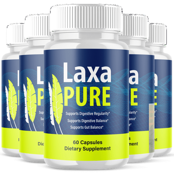 Laxa Pure Gut Health Pills Advanced Formula Digestion Support LaxaPure 300 Capsules