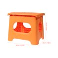 thumbnail image 4 of EeaseCA 1Pc Small Foldable Stool Portable Folding Taboret Pure Color Folding Stool for Home Office Bathroom (Yellow), 4 of 9