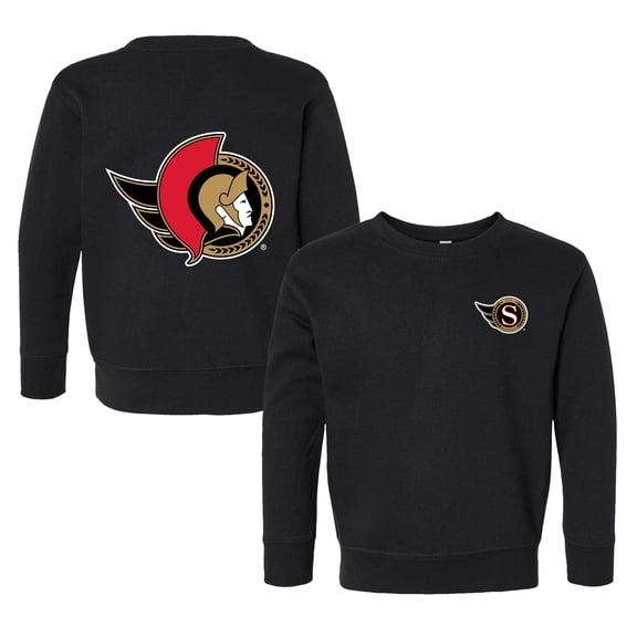 Toddler Chad & Jake Black Ottawa Senators Pullover Sweatshirt