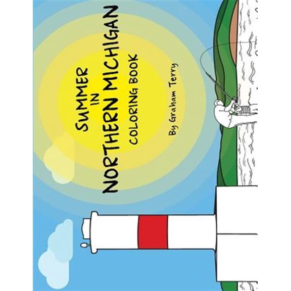 Pre-Owned Summer in Northern Michigan Coloring Book (Paperback)