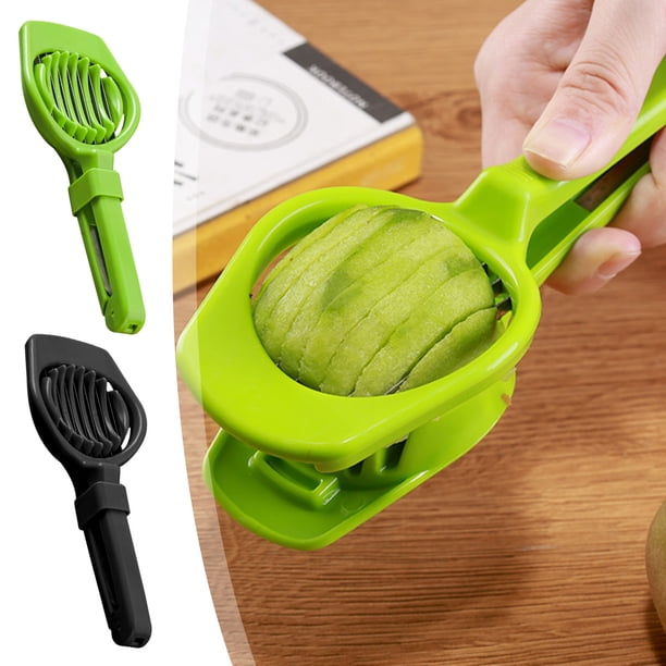 Fiudx Rebanador Multifuncional, de Acero Inoxidable y Abs, Seguro y de Fácil Agarre, Corte Uniforme de Verduras y Frutas, Herramienta de Cocina Versátil, Ideal para Tomates, Cebollas, Patatas y Limon