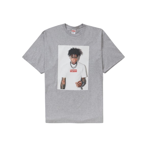 Supreme Men's NBA Youngboy Tee Heather Grey, from StockX