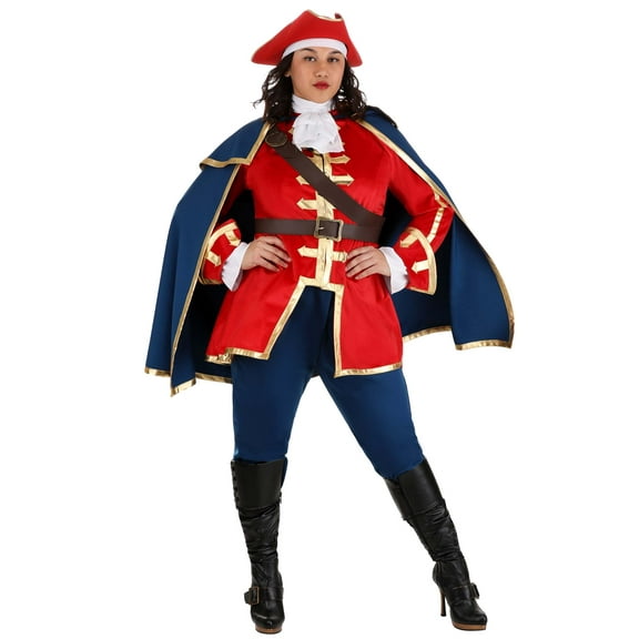 Plus Size Captain Pirate Women's Costume