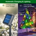 thumbnail image 2 of Qoosea 4 pack Solar Christmas Garden Stake Lights, Decorative Solar Christmas Tree Stake Outdoor Waterproof LED Lights for Pathway Garden Patio Yard, 2 of 7
