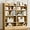 Natural, variant on Cozy Castle Toy Storage Organizer, 5 Tier Kids Bookshelf, 10 Cube Toddler Bookcase Storage Cabinet for Playroom, Kids Room, Living Room, Nursery, Cubby, Kindergarten (White)