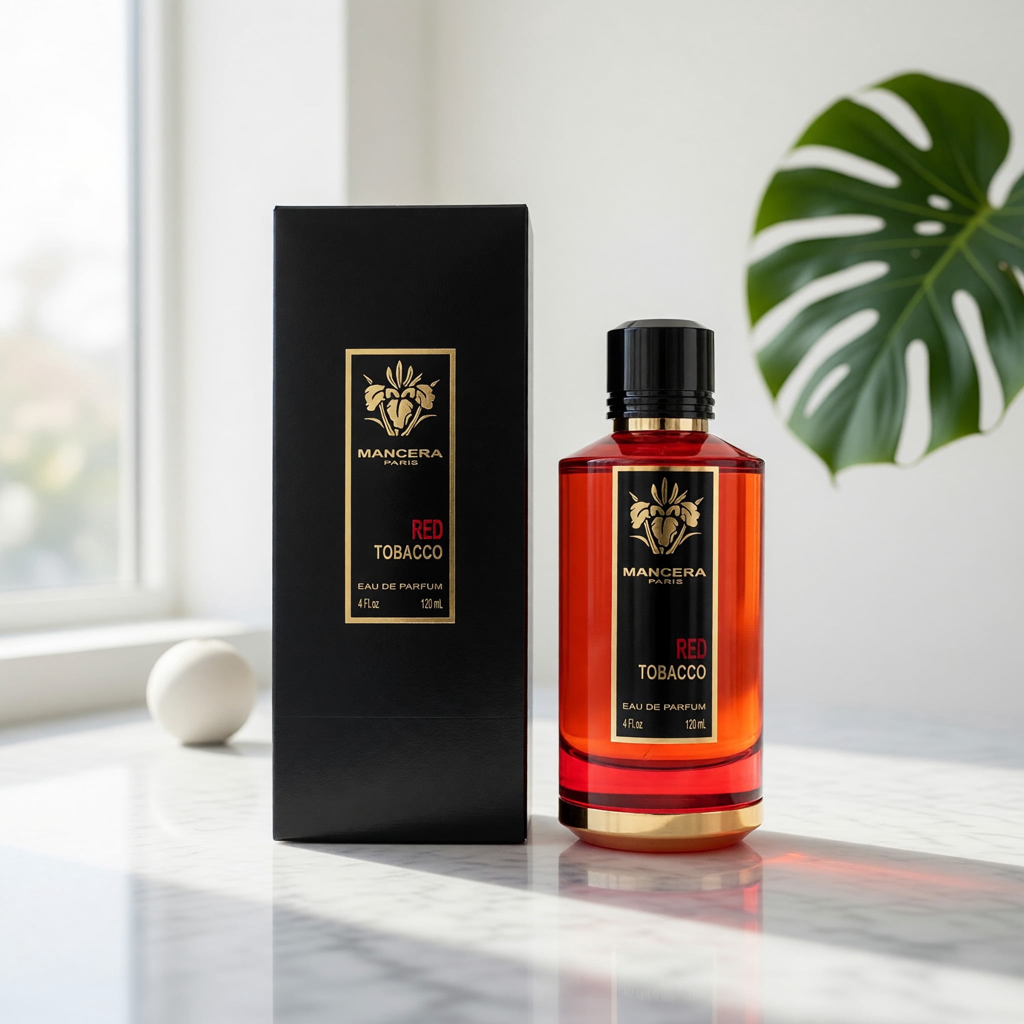 red tobacco mancera near me Mancera Red Tobacco, 4 oz EDP Spray, Unisex Perfume with Oud, Incense,  Amber, Sandalwood