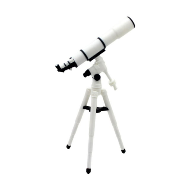 Telescopio astronómico para casa de muñecas, juguete pequeño para niños, adornos de escritorio, modelo DIY, regalo 5.6cmx12.2cm